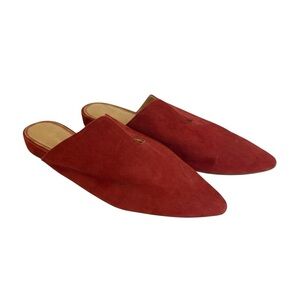 Splendid Red Suede Women's Mules